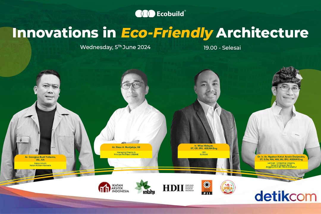 Ecobuild Webinar Series #2: Innovations in Eco-Friendly Architecture Featured on Detik.com